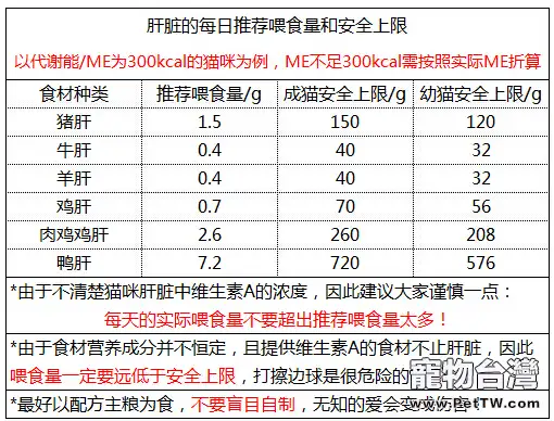 肝臟，貓咪怎麼吃才安全？